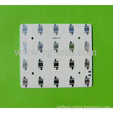 5X4 20W street light lens with PCB and gasket